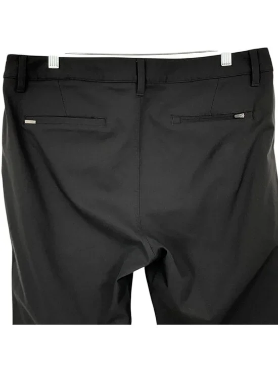 Vuori Cascade Tech Chino Pants Mens 34x30 Black Straight Leg Stretch Golf - Picture 6 of 12